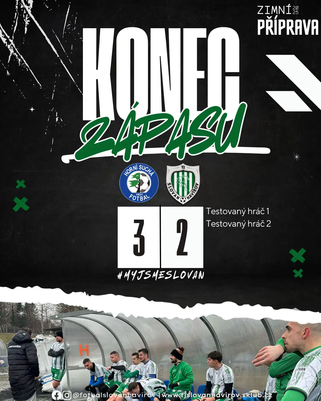 První prohra v přípravě, muži odehráli dobrý zápas s Horní Suchou, ta rozhodla v poslední minutě