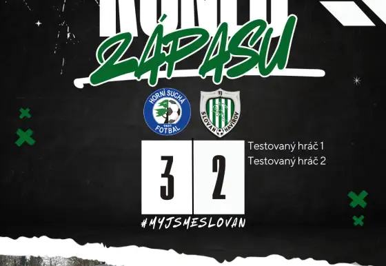První prohra v přípravě, muži odehráli dobrý zápas s Horní Suchou, ta rozhodla v poslední minutě