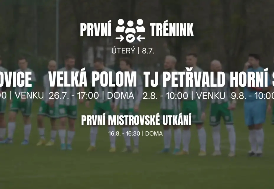 Plán letní přípravy mužů