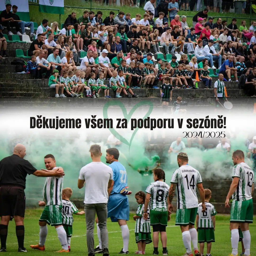 Poděkování za sezónu 2024/2025