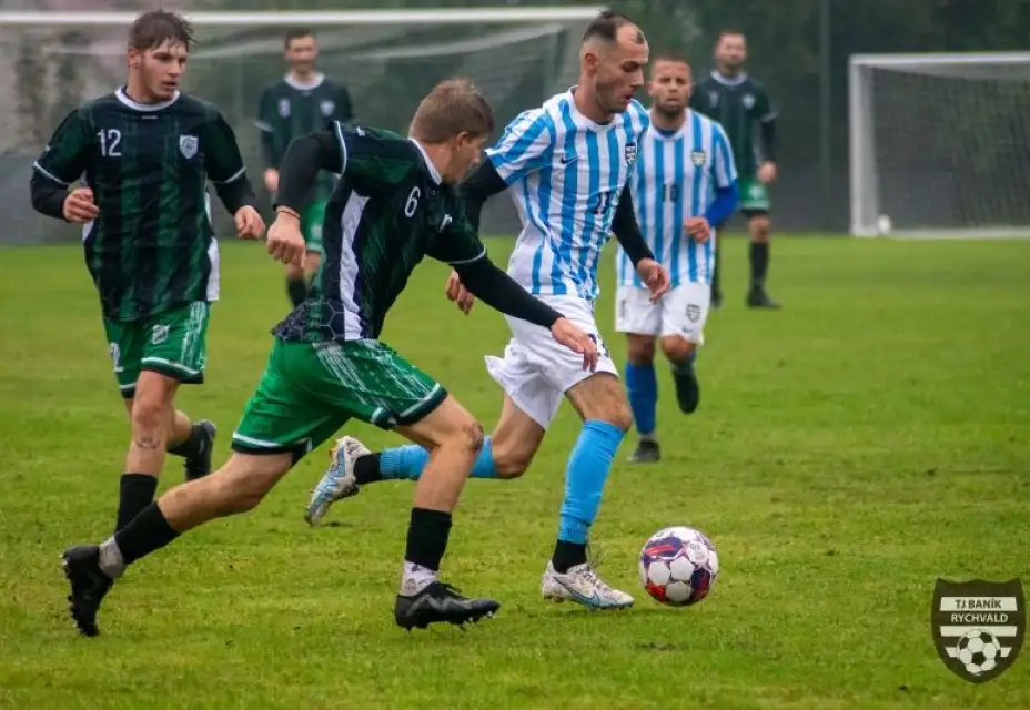 Muži vyhořeli na hřišti Baníku Rychvald, utrpěli debakl 6:1.